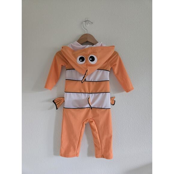 12-18 Months Finding Nemo Hooded Rashgaurd Outfit - Picture 4 of 7